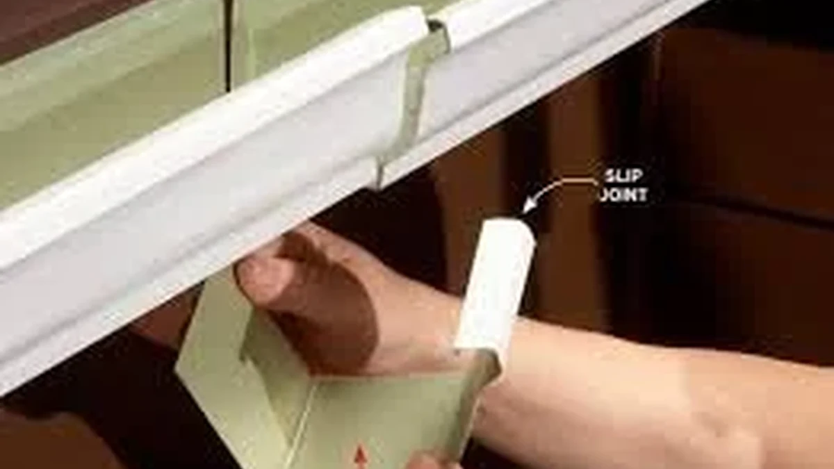 How to Install a Gutter Slip Joint