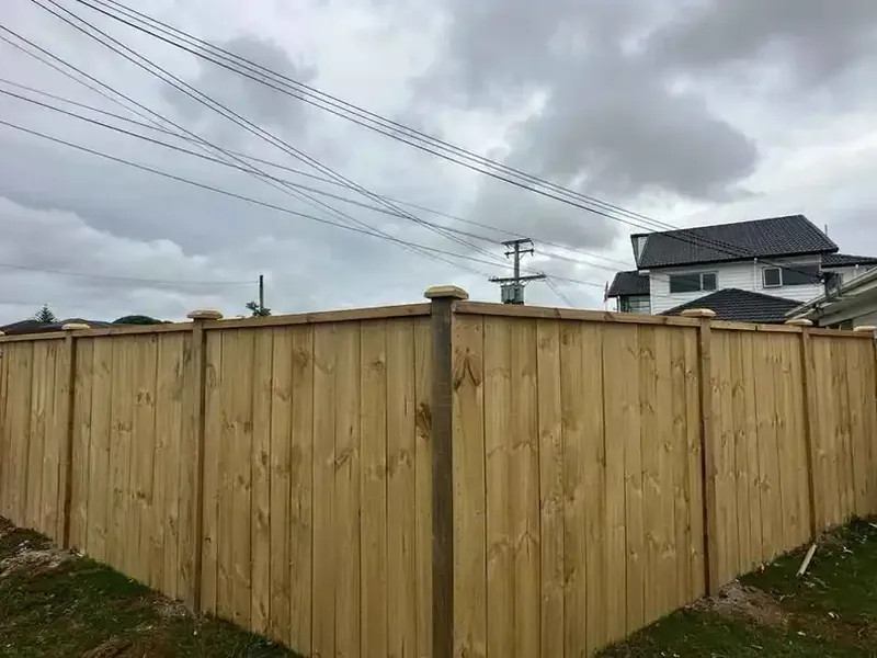 Timber Privacy Fence completed in Massey, Auckland by My Homes Construct Ltd