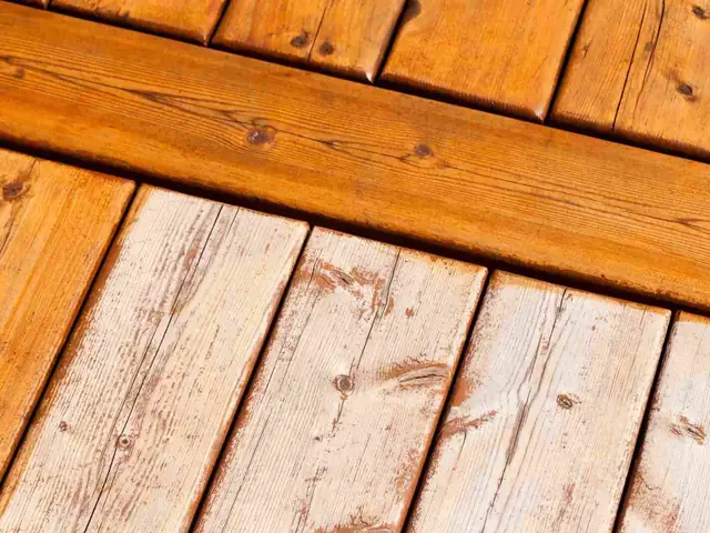 deck painting, staining and oiling finished to a professional standard