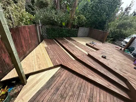 Timber deck restoration and resurfacing, Auckland timber deck restoration and resurfacing finished to a professional standard