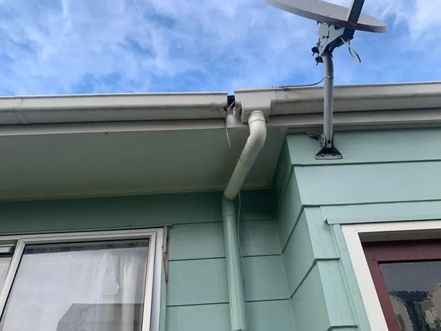 Gutter and downpipe repair on an Auckland home completed for an Auckland home by My Homes Construct Ltd