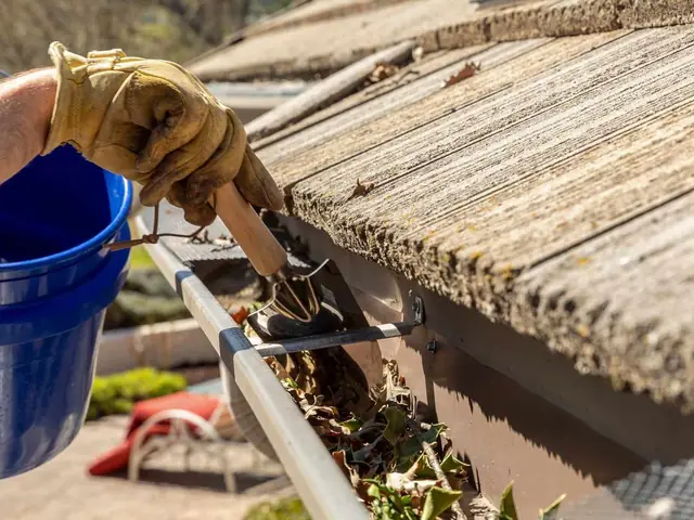 gutter and spouting work on a home roofline finished to a professional standard
