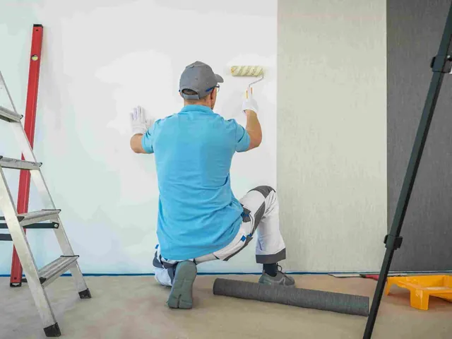 House painting work by professional painters, Auckland House painting work by professional painters completed for an Auckland home by My Homes Construct Ltd