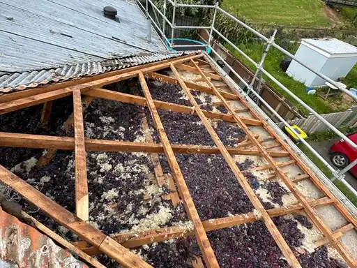 Full house re-roofing with new metal roof, Auckland Completed full house re-roofing with new metal roof on a residential project in Auckland